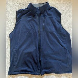 Izod Men's Blue Vest with zipper 3XL
